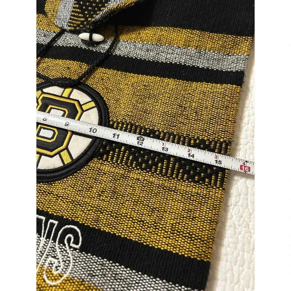 Boston Bruins Cinch Sack Backpack Black Yellow Size 16”x15.5”